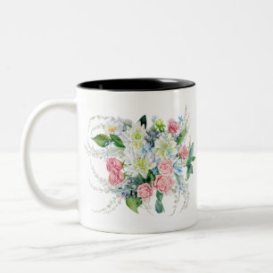 Tasse 2 Couleurs Bouquet floral