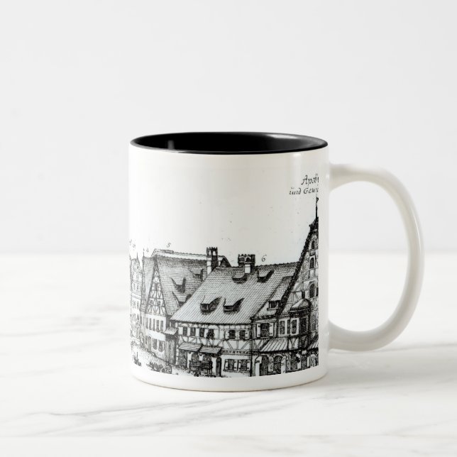 Tasse 2 Couleurs Bourg allemand, 1704 (Droit)