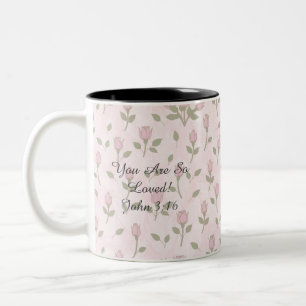 Tasse 2 Couleurs Bourgeons de rose roses
