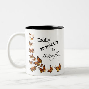 Tasse 2 Couleurs Bouteille de café Monarch Butterfly