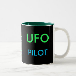 Tasse 2 Couleurs Bouteille OVNI PILOTE