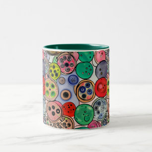 Tasse 2 Couleurs Bouton