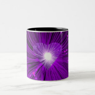 Tasse 2 Couleurs Bouton à deux tons de Purple Heart
