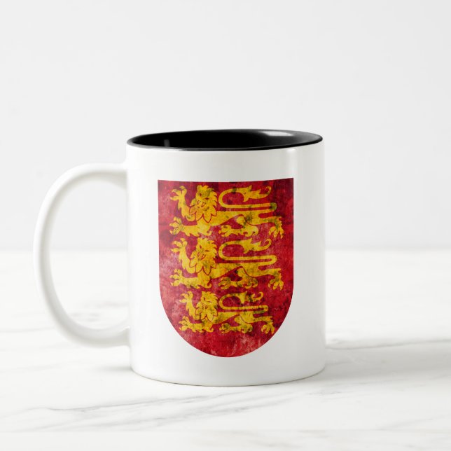 Tasse 2 Couleurs Bras royaux de l'Angleterre (Gauche)