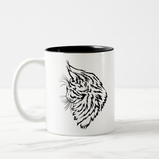 Tasse 2 Couleurs Brasseur d'affaires de ragondin du Maine (Gauche)