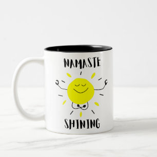 Tasse 2 Couleurs brillant namaste