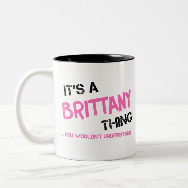 Tasse 2 Couleurs Brittany chose que tu ne comprendrais pas (Gauche)