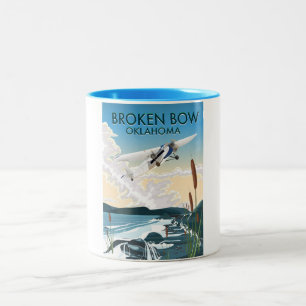 Tasse 2 Couleurs Broken Bow Oklahoma