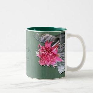 Tasse 2 Couleurs Broméliade rose