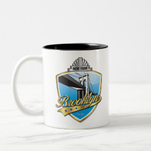 Tasse 2 Couleurs Brooklyn Design Gold