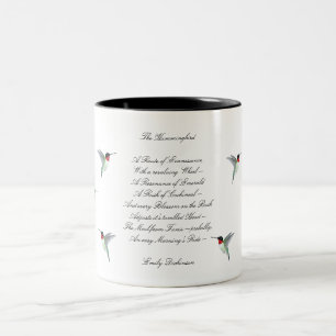 Tasse 2 Couleurs Brouillard à deux tonalités d'Emily Dickinson