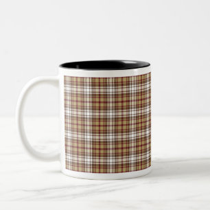 Tasse 2 Couleurs brown royal Stewart tartan