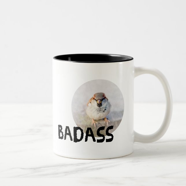 Tasse 2 Couleurs Bruant - Badass (Droit)
