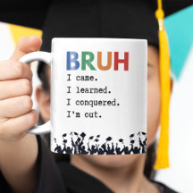 Bruh Funny Graduation Cadeau Personnalisé