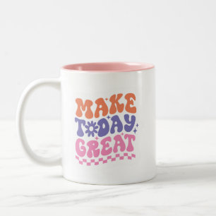 Tasse 2 Couleurs Bubbly Style 70 MAKE AUJOURD'HUI GRAND Cheerful Mi