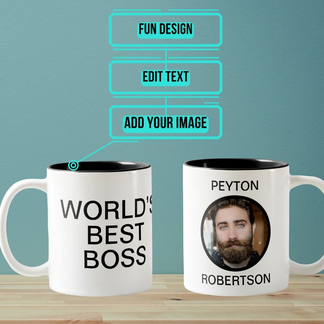 Tasse 2 Couleurs Bureau de la meilleure chef du monde (Do you have a boss in "The Office" who is absolutely the best?)
