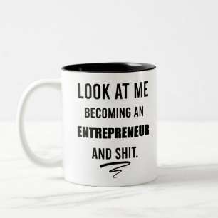Tasse 2 Couleurs Business Shirt Leadership Shirt Funny Entrepreneur