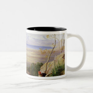 Tasse 2 Couleurs Butrinto, Albanie (huile sur la toile)