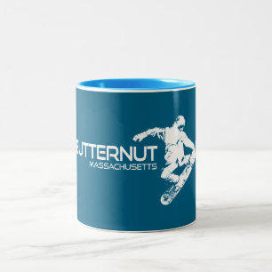 Tasse 2 Couleurs Butternut Massachusetts Station de ski Snowboarder