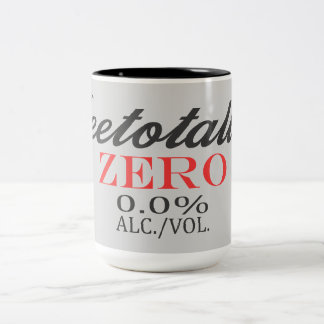 Tasse 2 Couleurs Buveur d'eau Abstinent!