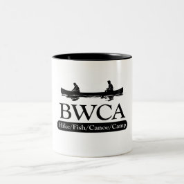 Tasse 2 Couleurs BWCA / Randonnée en canoë de poisson