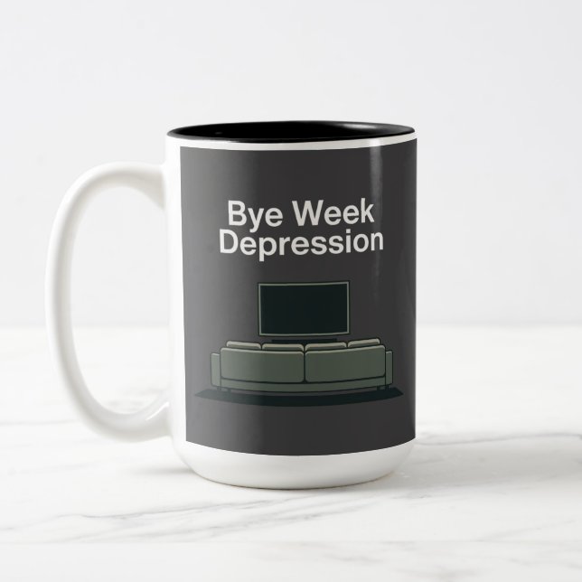 Tasse 2 Couleurs Bye Week Depression (Gauche)