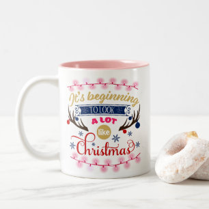 Tasse 2 Couleurs Ça commence à ressembler beaucoup au rose de No