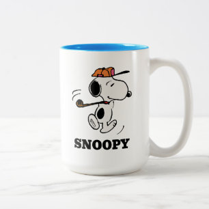 Tasse 2 Couleurs cacahuètes   Snoopy Golf Swing