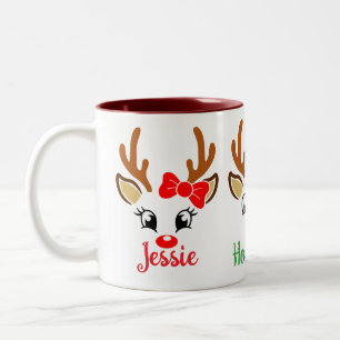 Tasse 2 Couleurs Cacao chaud personnalisé pour enfants 