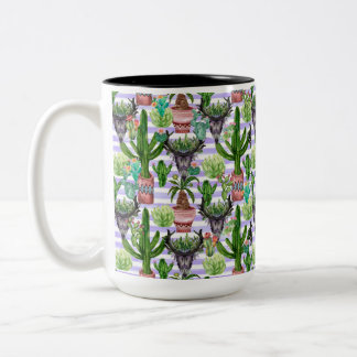Tasse 2 Couleurs Cactus