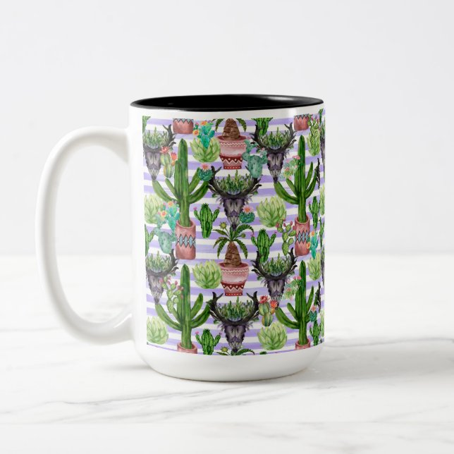 Tasse 2 Couleurs Cactus (Gauche)