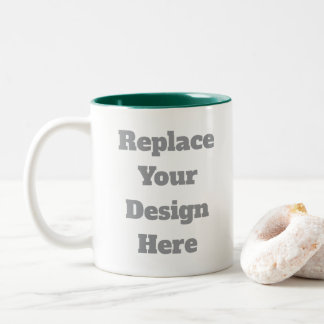 Tasse 2 Couleurs Cadeau de mariage personnalisé – Créez votre propr