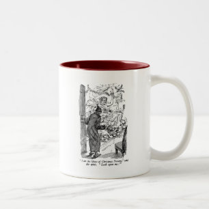 Tasse 2 Couleurs Cadeau de Noël (avec le texte)