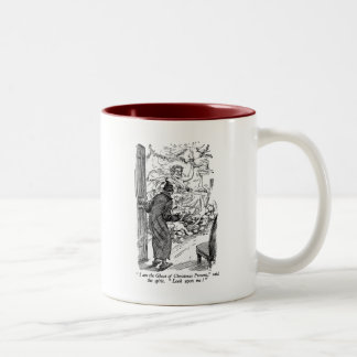 Tasse 2 Couleurs Cadeau de Noël (avec le texte)