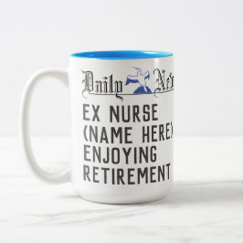 Tasse 2 Couleurs Cadeau de retraite pour une infirmière