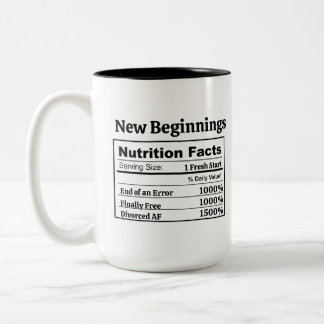 Tasse 2 Couleurs Cadeau Divorcé AF Enfin Libre Tendance de fête drô
