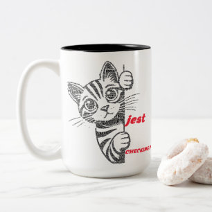 Tasse 2 Couleurs Cadeau drôle pour maman de chat Conception de ty
