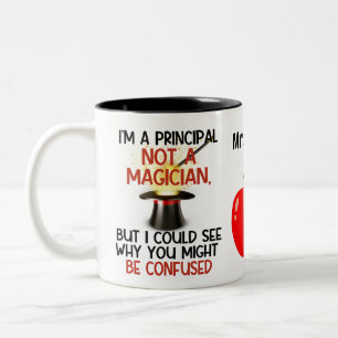 Tasse 2 Couleurs Cadeau Funny Principal Personnalisé
