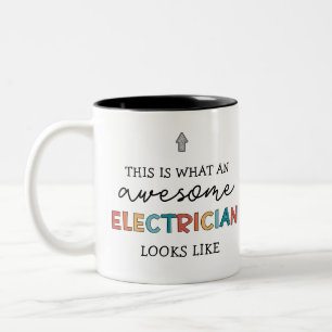 Tasse 2 Couleurs Cadeaux amusants pour électriciens