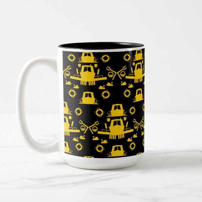 Tasse 2 Couleurs Cadeaux British Narrowboat (Gauche)