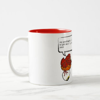 Tasse 2 Couleurs Cadeaux comiques psychiatriques