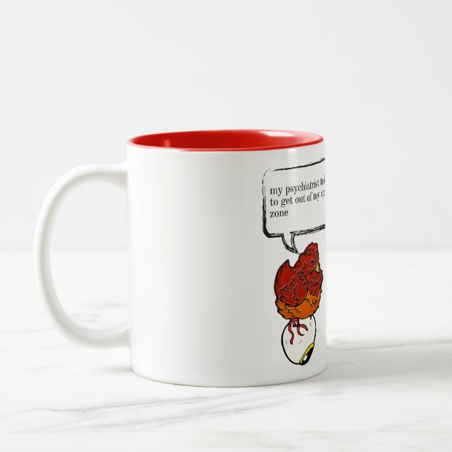Tasse 2 Couleurs Cadeaux comiques psychiatriques (Gauche)