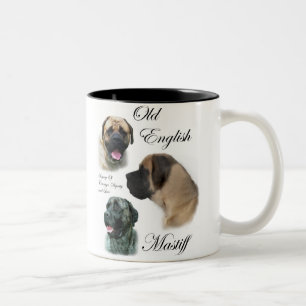 Tasse 2 Couleurs Cadeaux d'art Mastiff anglais