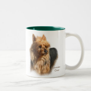 Tasse 2 Couleurs Cadeaux d'art Terrier australien
