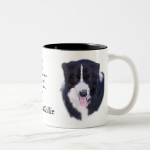 Tasse 2 Couleurs Cadeaux de border collie