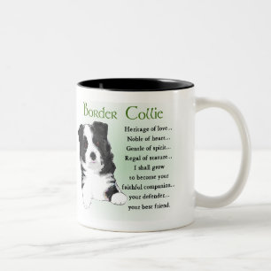 Tasse 2 Couleurs Cadeaux de Collie frontalier