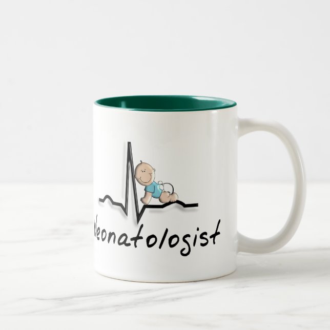 Tasse 2 Couleurs Cadeaux de médecin de néonatologiste (Droit)