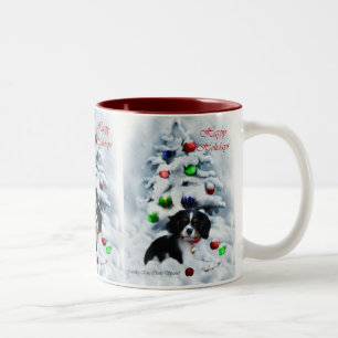 Tasse 2 Couleurs Cadeaux de Noël Cavalier King Charles Spaniel