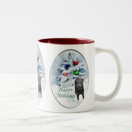 Tasse 2 Couleurs Cadeaux de Noël de Manchester Terrier