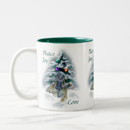 Tasse 2 Couleurs Cadeaux de Noël Tervuren belge